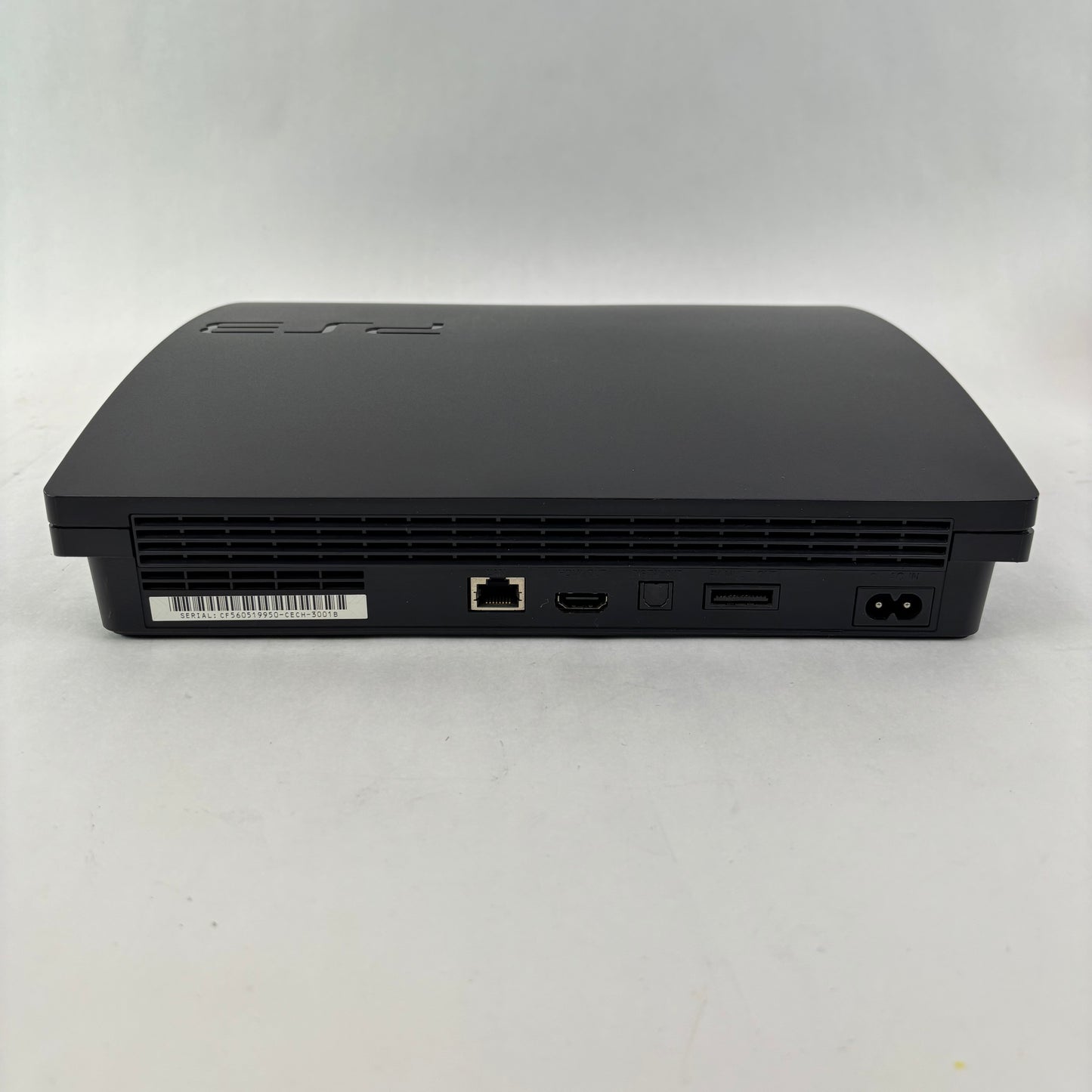 Sony PlayStation 3 Slim PS3 320GB Black Console Gaming System CECH-3001B - READ