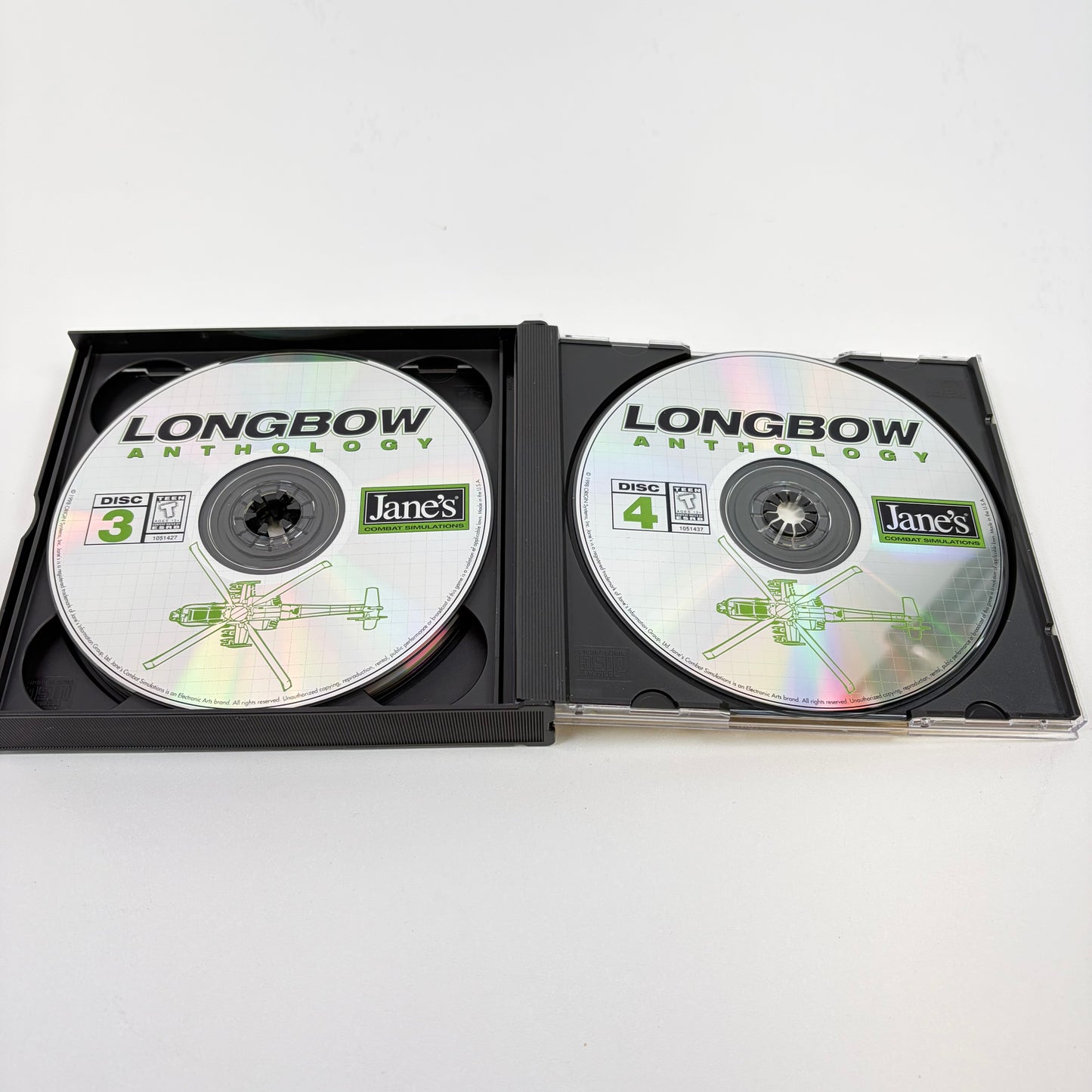 Lot of 2 PC Jane's Combat Simulation Games