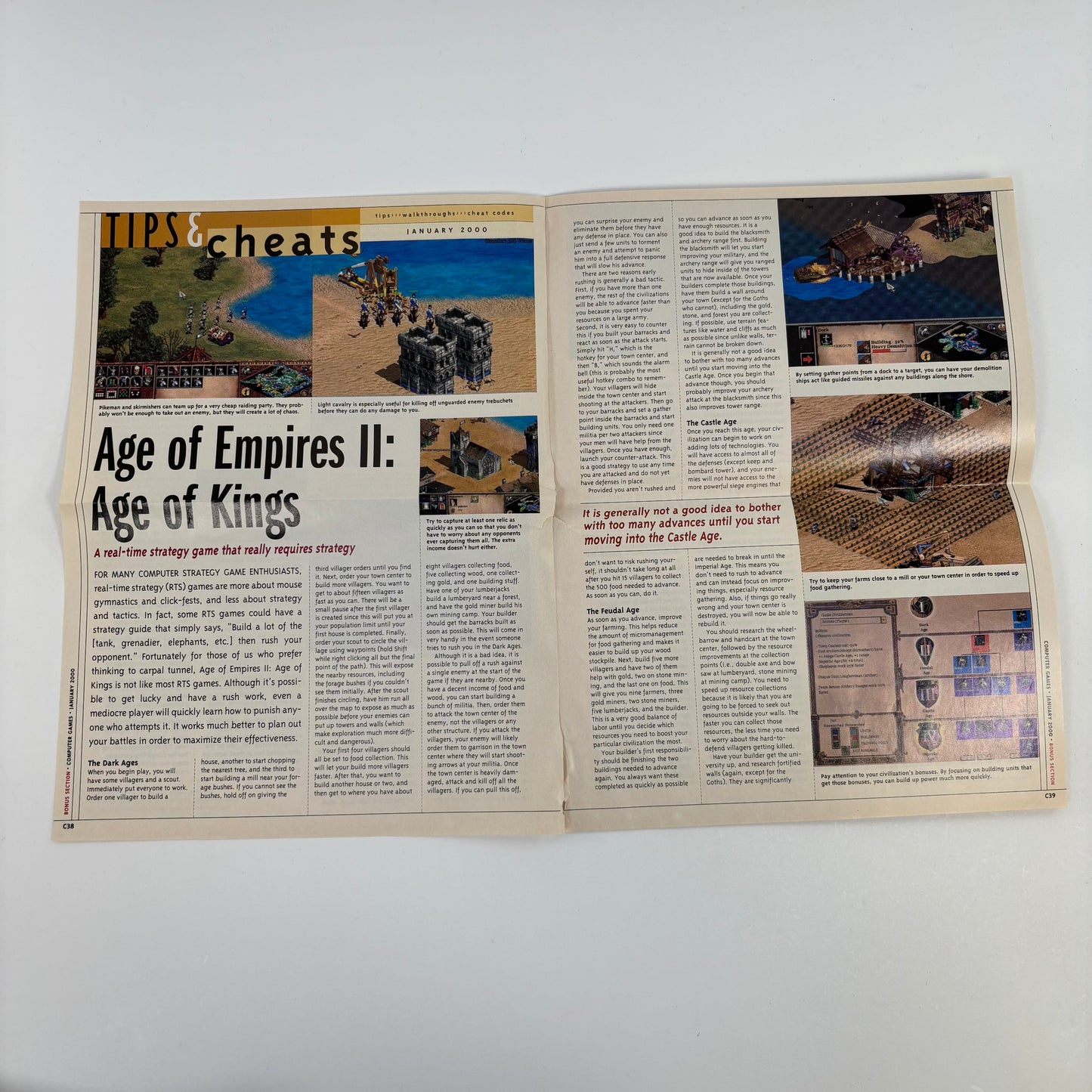 Age of Empires I & II + Expansions for PC with Strategy Guides (No Case)