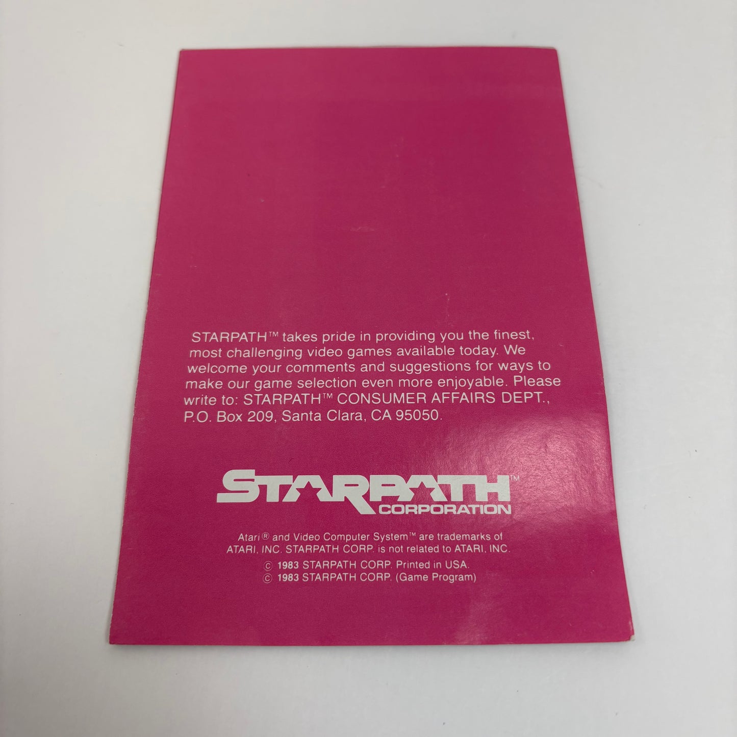 Atari 2600 Arcadia Starpath Supercharger Party Mix With Manual