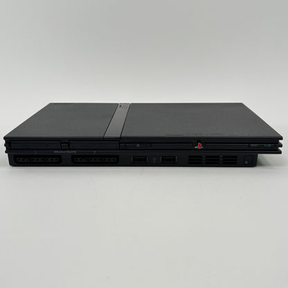 Sony PlayStation 2 Slim PS2 Black Console Gaming System SCPH-70012 w/Accessories