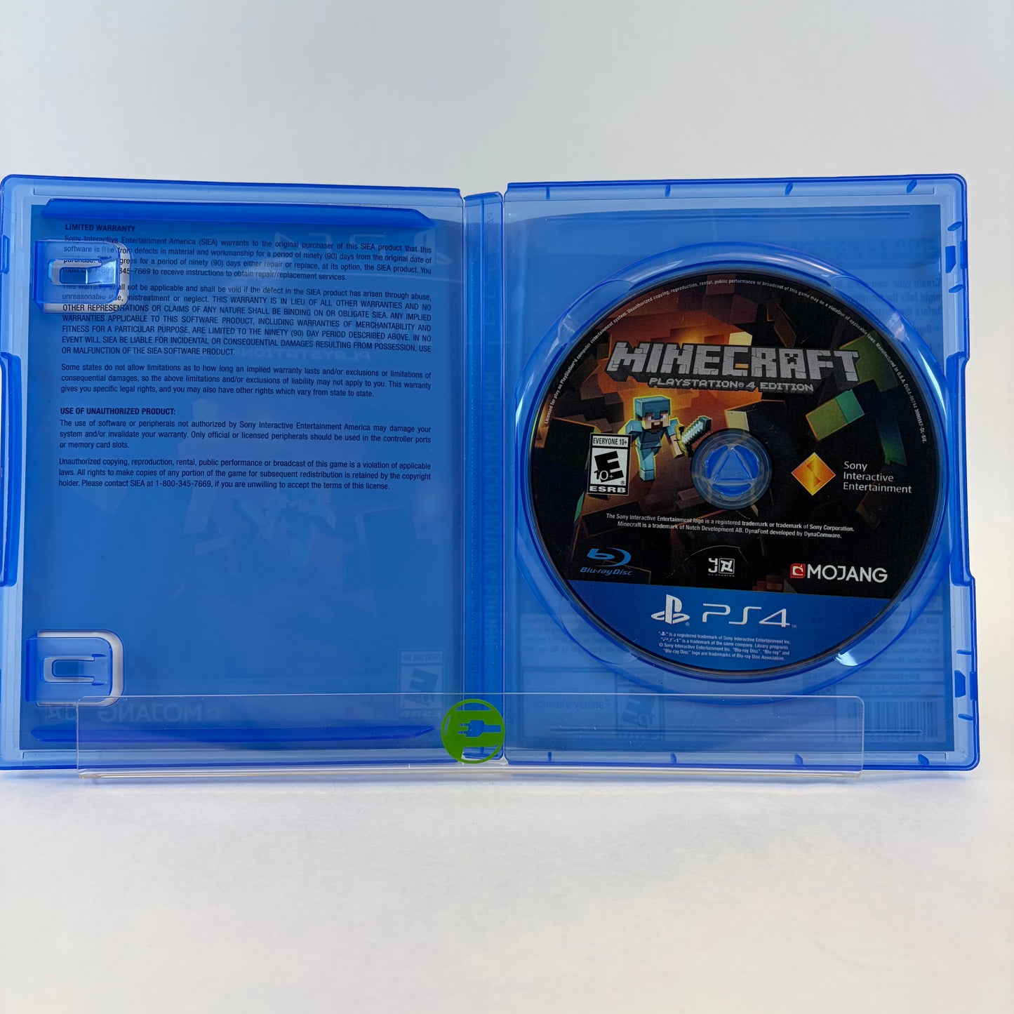 Minecraft: Playstation 4 Edition (Sony PlayStation 4 PS4, 2014)