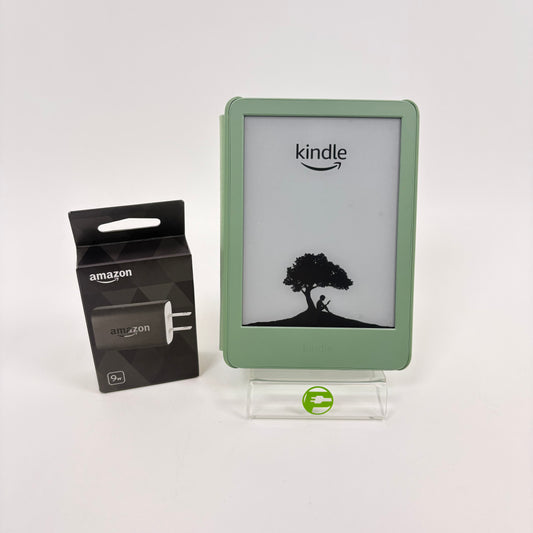 Amazon Kindle 11th Gen 2024 16GB 6" eReader Matcha WIFI With Case