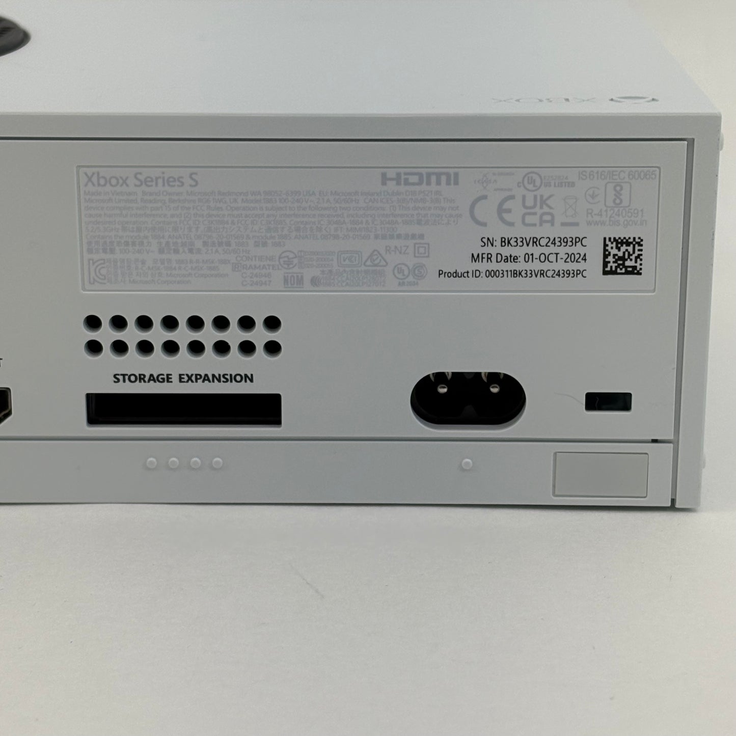 Microsoft Xbox Series S 512GB Console Gaming System White 1883