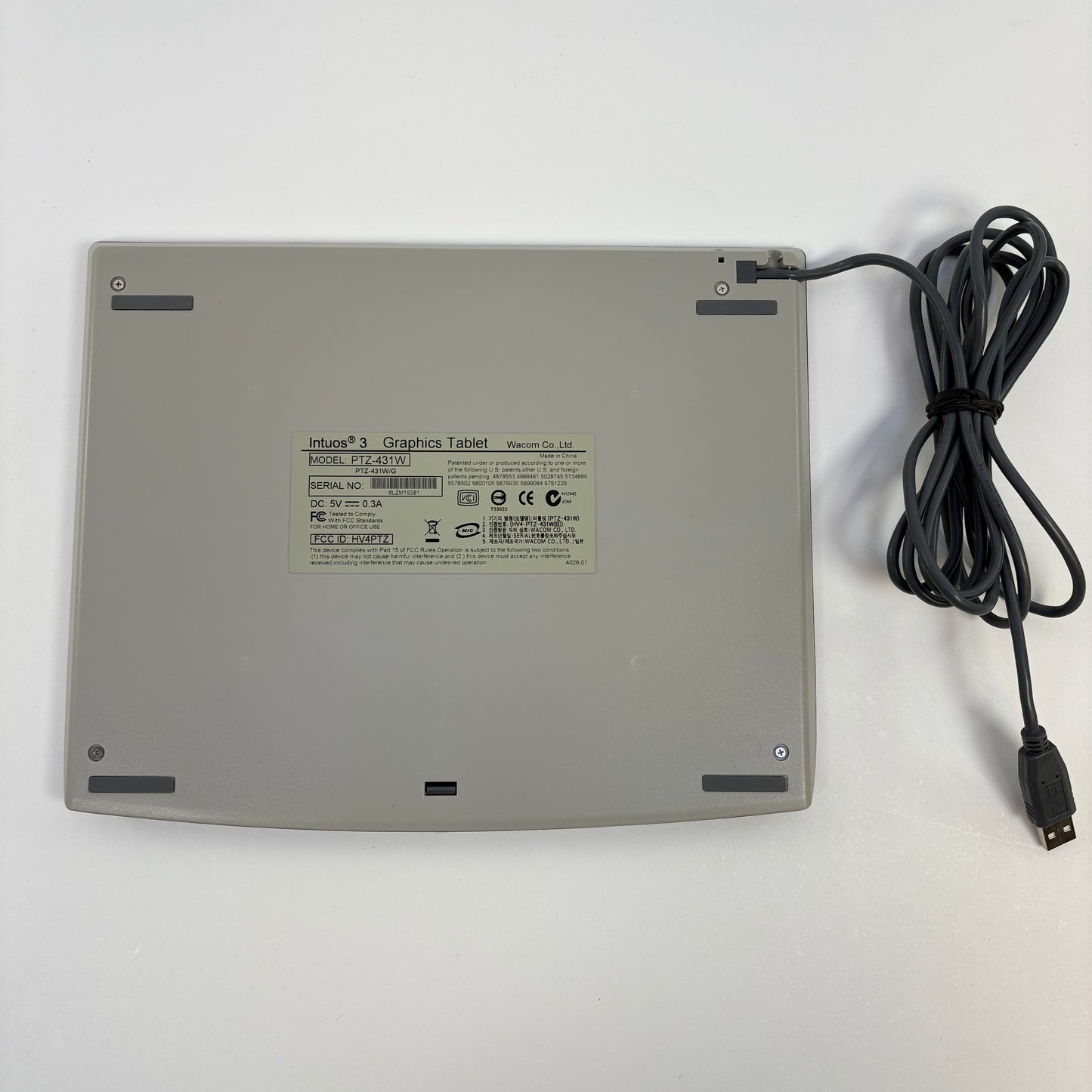 Wacom Intuos 3 Graphics Tablet PTZ-431W