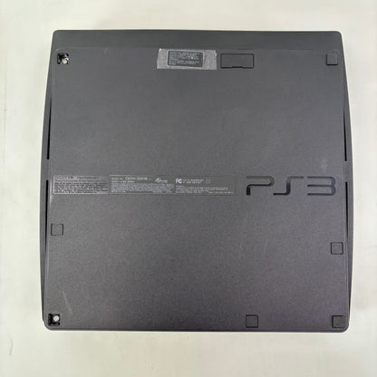 Sony PlayStation 3 Slim PS3 320GB Black Console Gaming System CECH-3001B - READ