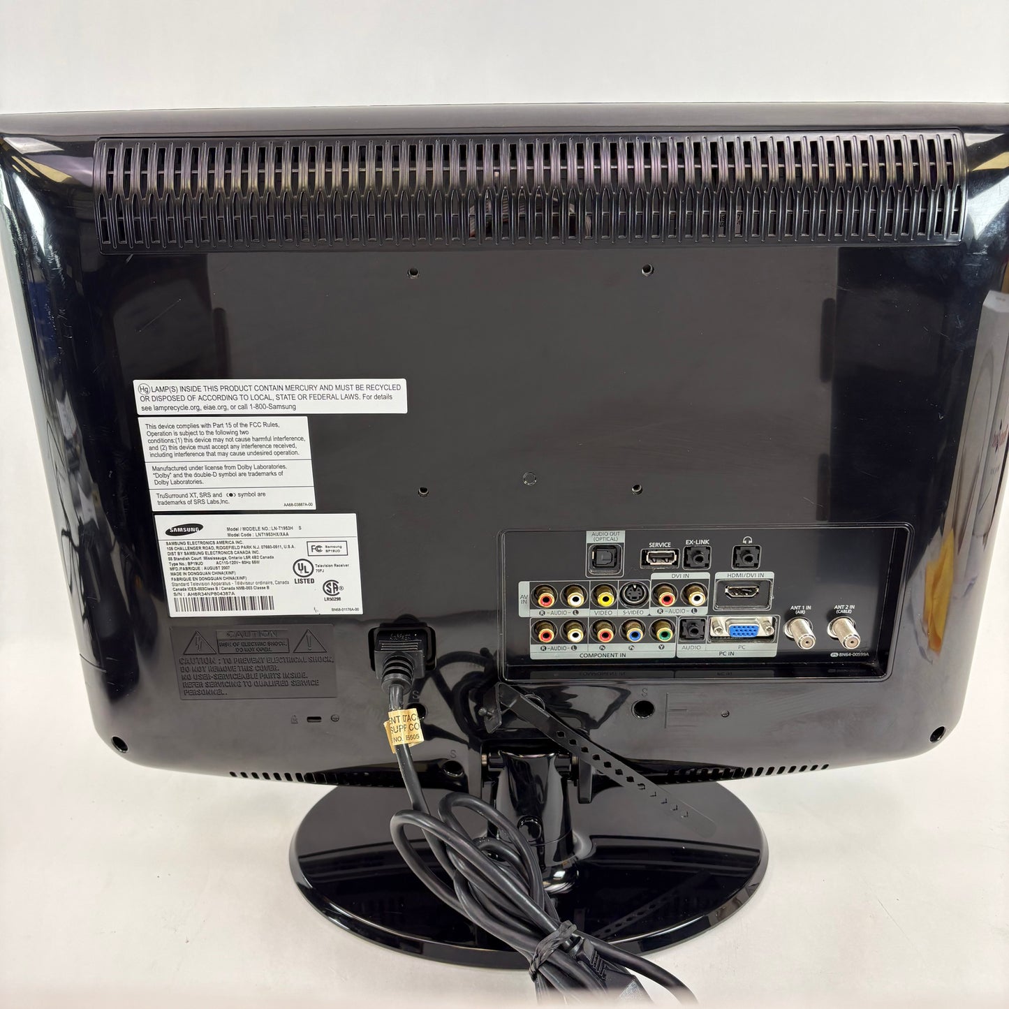 Samsung 19" LN-T1953H LN-T1953H LCD 720p Retro Gaming TV 2007