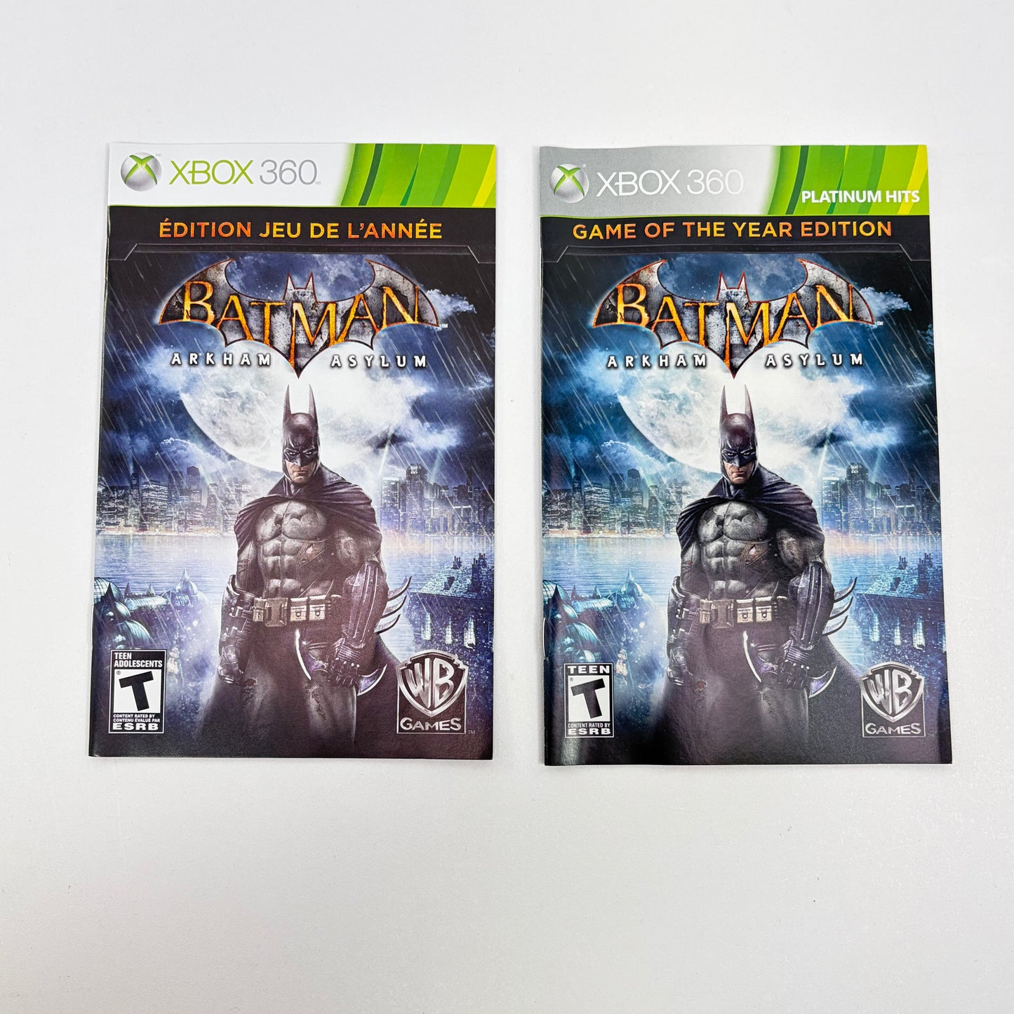 Lot of 3 Microsoft Xbox 360 Batman Games