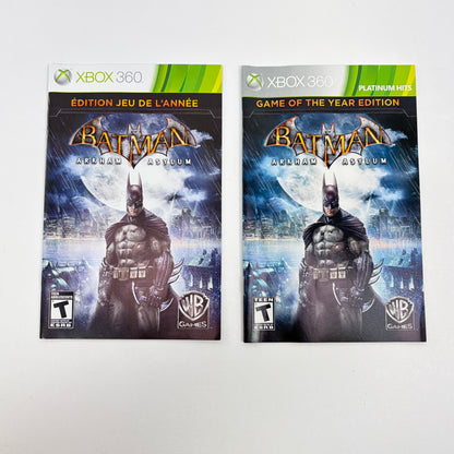 Lot of 3 Microsoft Xbox 360 Batman Games