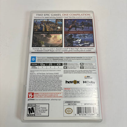 New Lot of 3 Digital Nintendo Games Assassins Creed Just Dance Mortal Kombat 11
