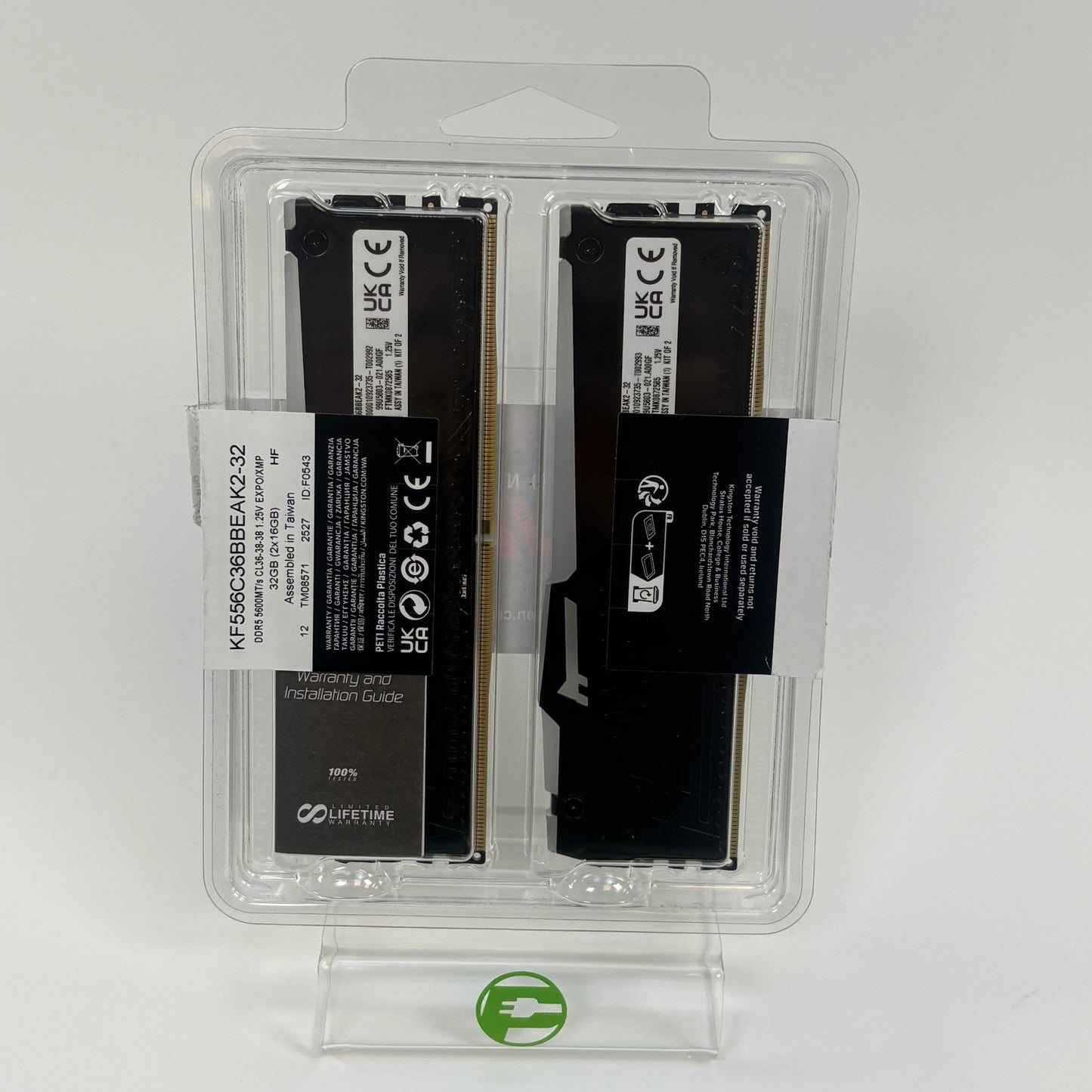 New Kingston FURY Beast 32GB (2x16GB) RAM DDR5 5600MHz KF556C36BBEAK2-32