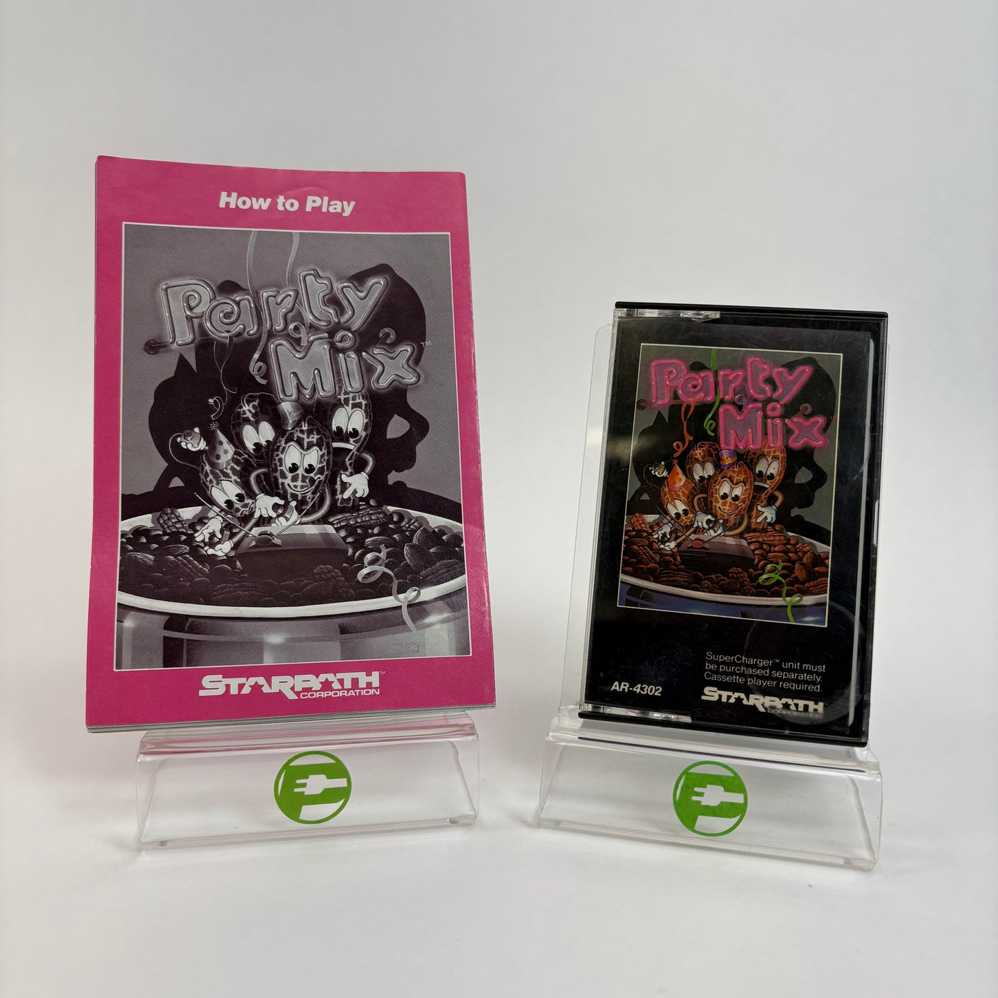 Atari 2600 Arcadia Starpath Supercharger Party Mix With Manual