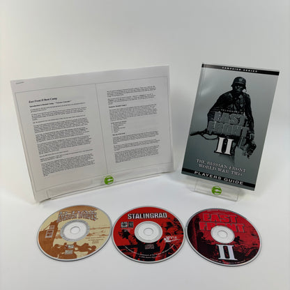 D-Day: America Invades, World At War: Stalingrad, East Front II for PC (No Case)