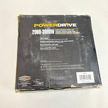 New Power Drive Plus 2000W Power Inverter PWD2000P + Install Kit Circuit Breaker