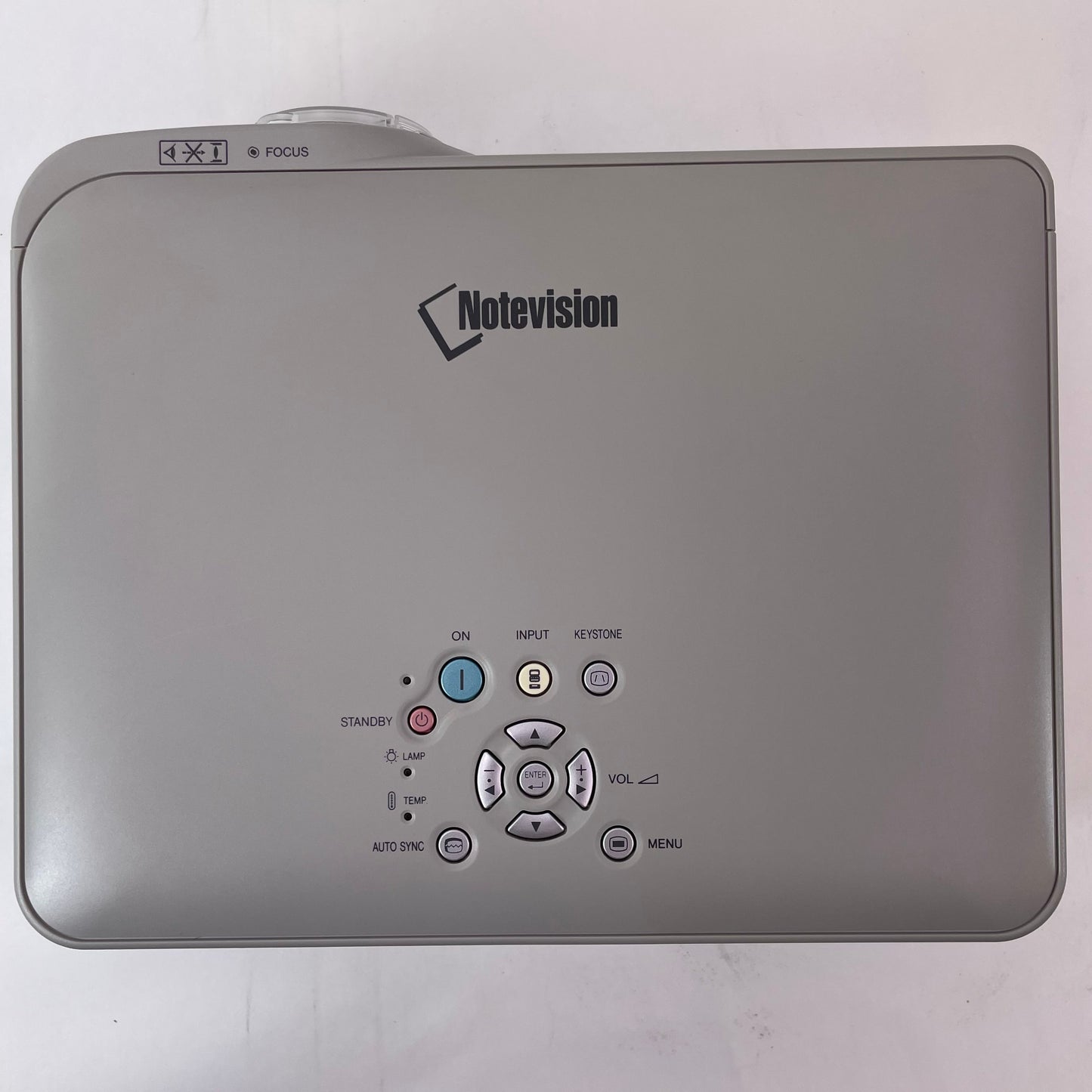 Gray multimedia player with control buttons on a white background
