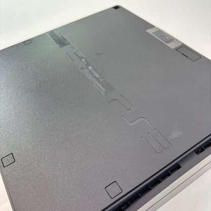 Sony PlayStation 3 Slim PS3 320GB Black Console Gaming System CECH-3001B - READ