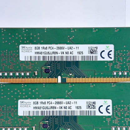 SK Hynix HMA81GU6JJR8N-VK 16GB (2x8GB) RAM DDR4 2666MHz 933276-001
