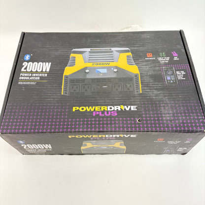 New Power Drive Plus 2000W Power Inverter PWD2000P + Install Kit Circuit Breaker
