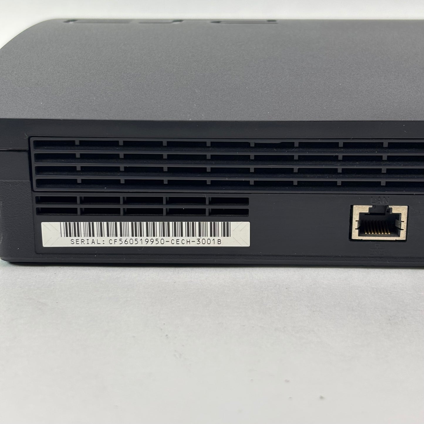 Sony PlayStation 3 Slim PS3 320GB Black Console Gaming System CECH-3001B - READ