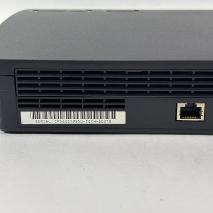 Sony PlayStation 3 Slim PS3 320GB Black Console Gaming System CECH-3001B - READ