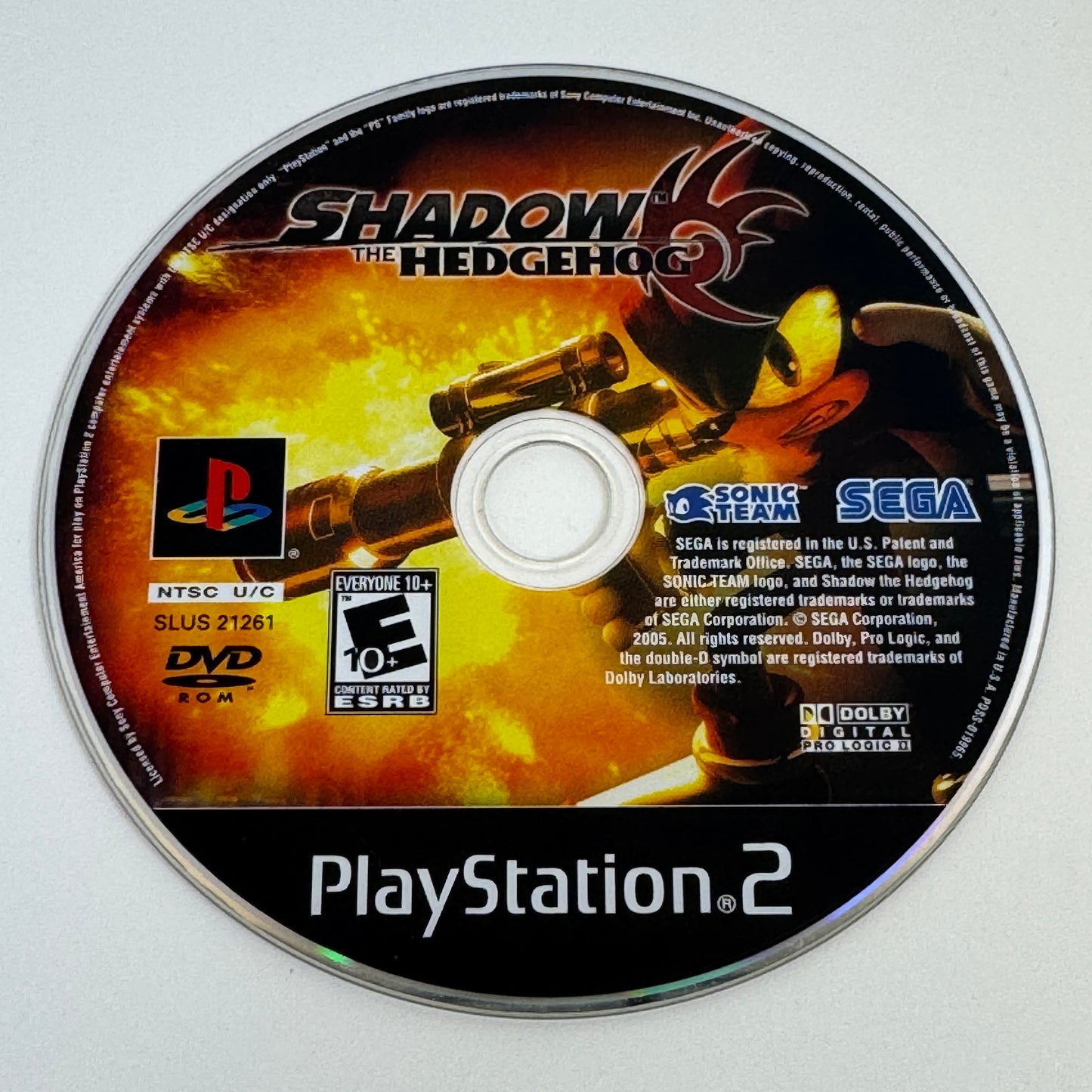 Shadow the Hedgehog (Sony PlayStation 2 PS2, 2005)