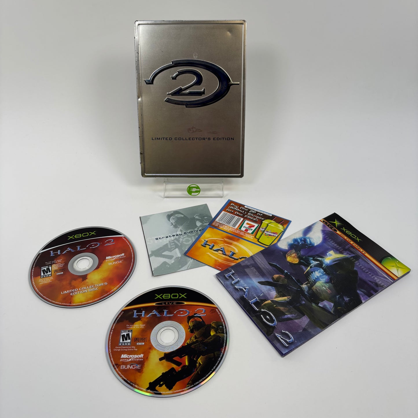 Halo 2 [Limited Collector's Edition] (Microsoft Xbox, 2004) No Sleeve