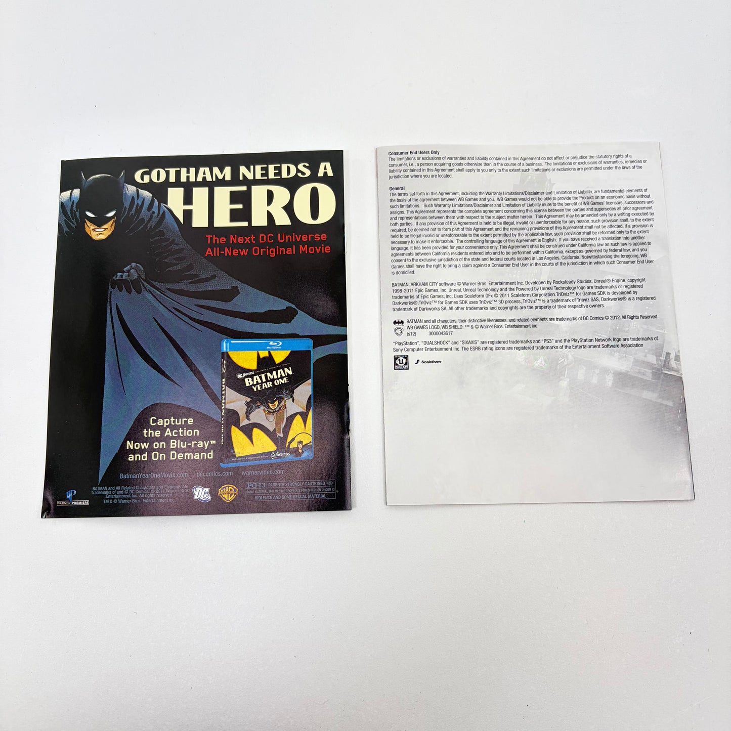 Lot of 3 Sony PlayStation 3 PS3 Batman Games