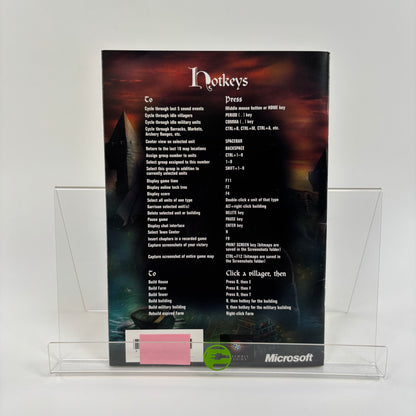 Age of Empires I & II + Expansions for PC with Strategy Guides (No Case)