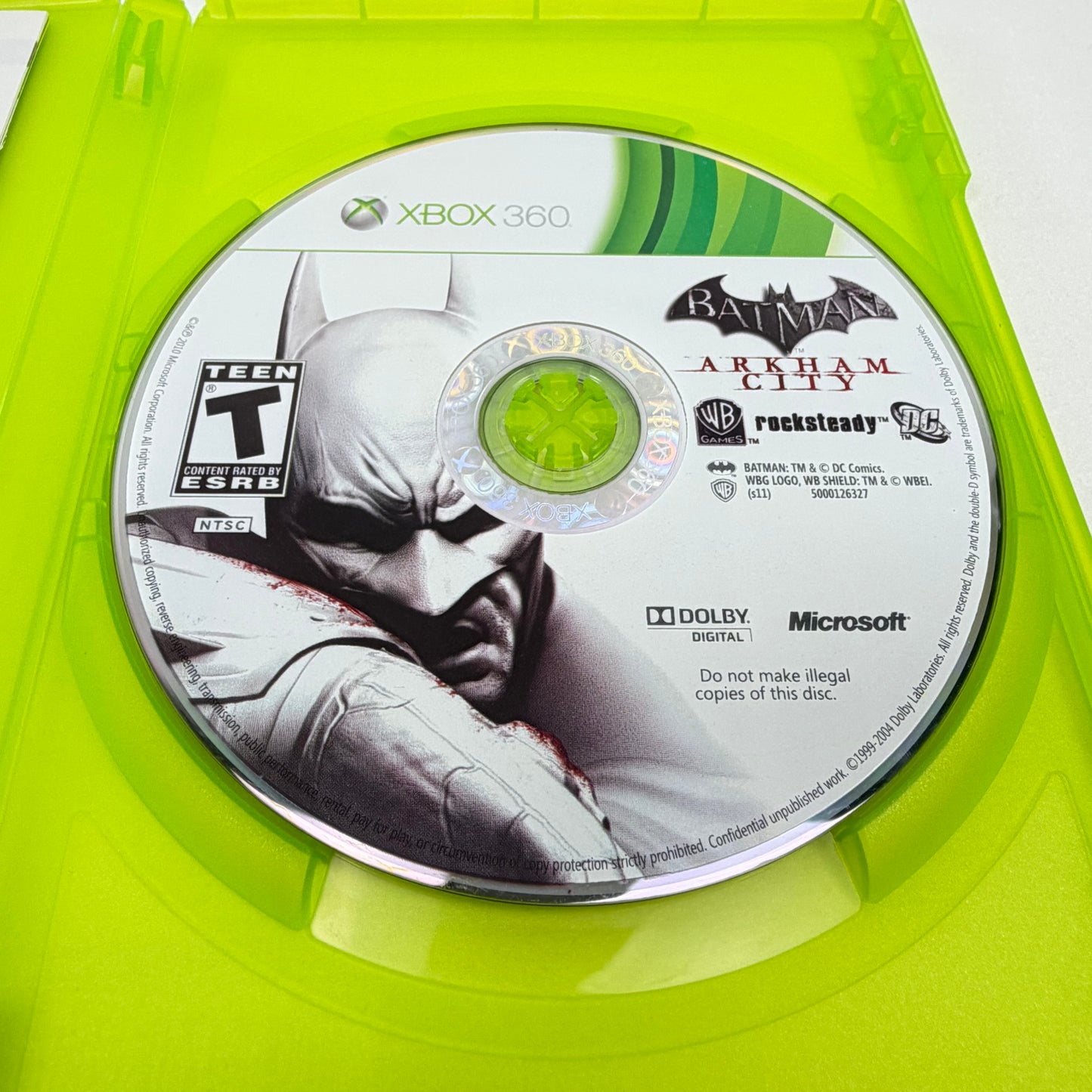 Lot of 3 Microsoft Xbox 360 Batman Games