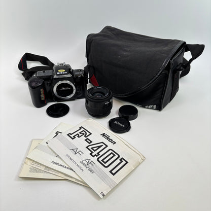 Nikon F-401 SLR Film Camera Nikon AF Nikkor 35-70mm f3.3-4.5 Zoom Lens