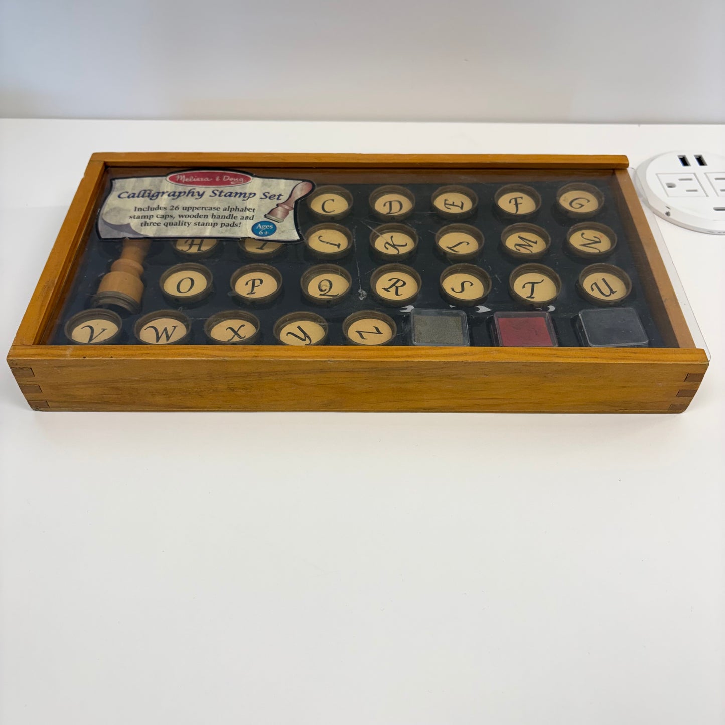 Melissa & Doug Rubber Stamp Set Complete Stamp Set 2403 (Fair Condition)