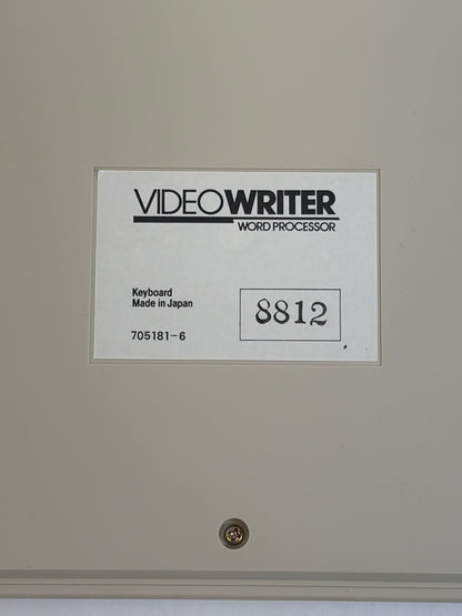 Magnavox Video Writer 250 Word Processor PH7721 BE02 Keyboard Made in Japan