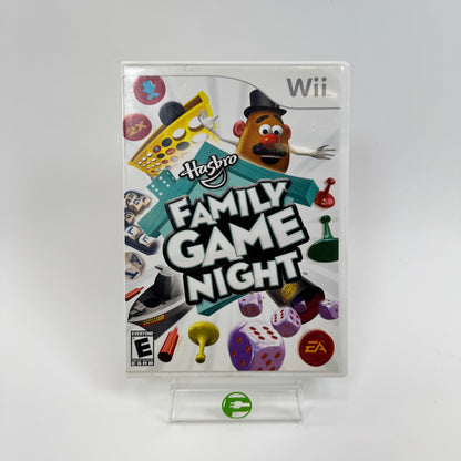 Lot of 3 Hasbro Family Game Night (1, 2, and 3) Wii Games CIB