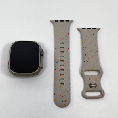 Unlocked Apple Watch Ultra 49MM Natural Titanium