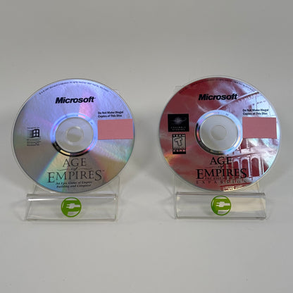Age of Empires I & II + Expansions for PC with Strategy Guides (No Case)