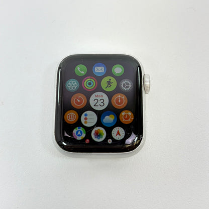 GPS Only Apple Watch Series 5 40MM Silver Aluminum Stone Gray Sport Band