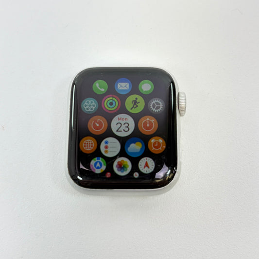 GPS Only Apple Watch Series 5 40MM Silver Aluminum Stone Gray Sport Band