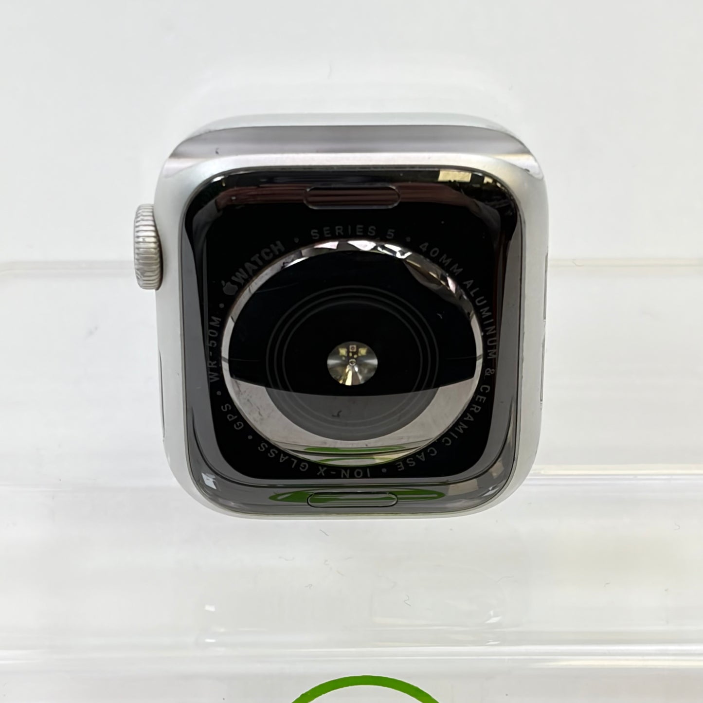 GPS Only Apple Watch Series 5 40MM Silver Aluminum Stone Gray Sport Band