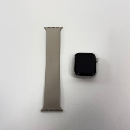 GPS Only Apple Watch Series 5 40MM Silver Aluminum Stone Gray Sport Band