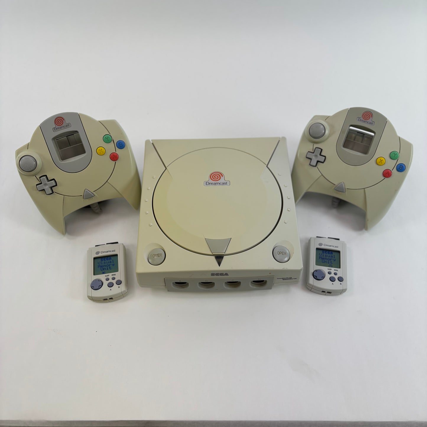 Sega Dreamcast Console Gaming System Bundle White HKT-3020
