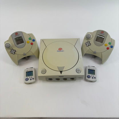 Sega Dreamcast Console Gaming System Bundle White HKT-3020