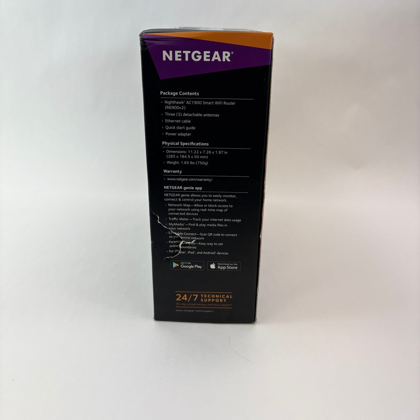 New NETGEAR Nighthawk Dual Band R6900-200NAS AC1900 Smart WiFi Router