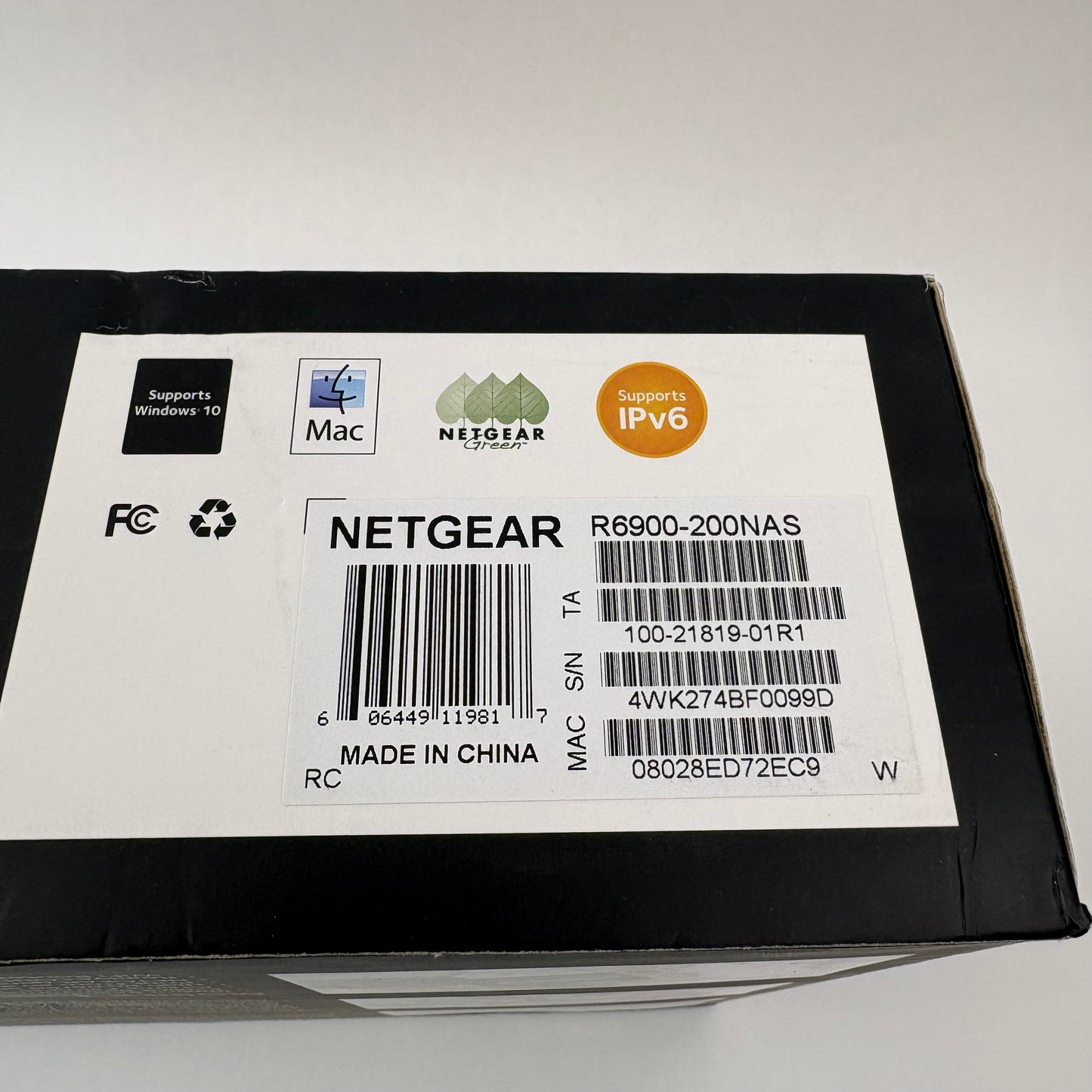 New NETGEAR Nighthawk Dual Band R6900-200NAS AC1900 Smart WiFi Router