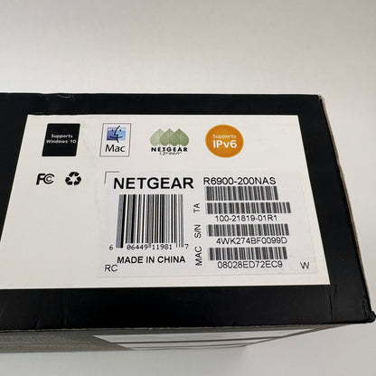 New NETGEAR Nighthawk Dual Band R6900-200NAS AC1900 Smart WiFi Router
