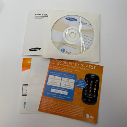 Samsung Flight 2 GSM 3G Touchscreen  Qwerty Slider Phone A927