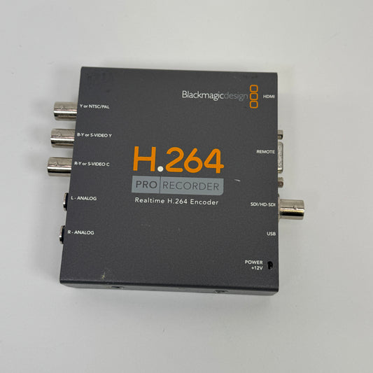 Blackmagic Design H.264 Pro Recorder Hardware-Based Real-Time Video Encoder