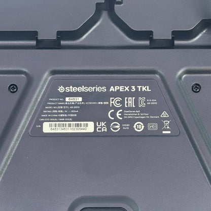 Steelseries Apex 3 TKL Membrane Gaming Keyboard KB-00015