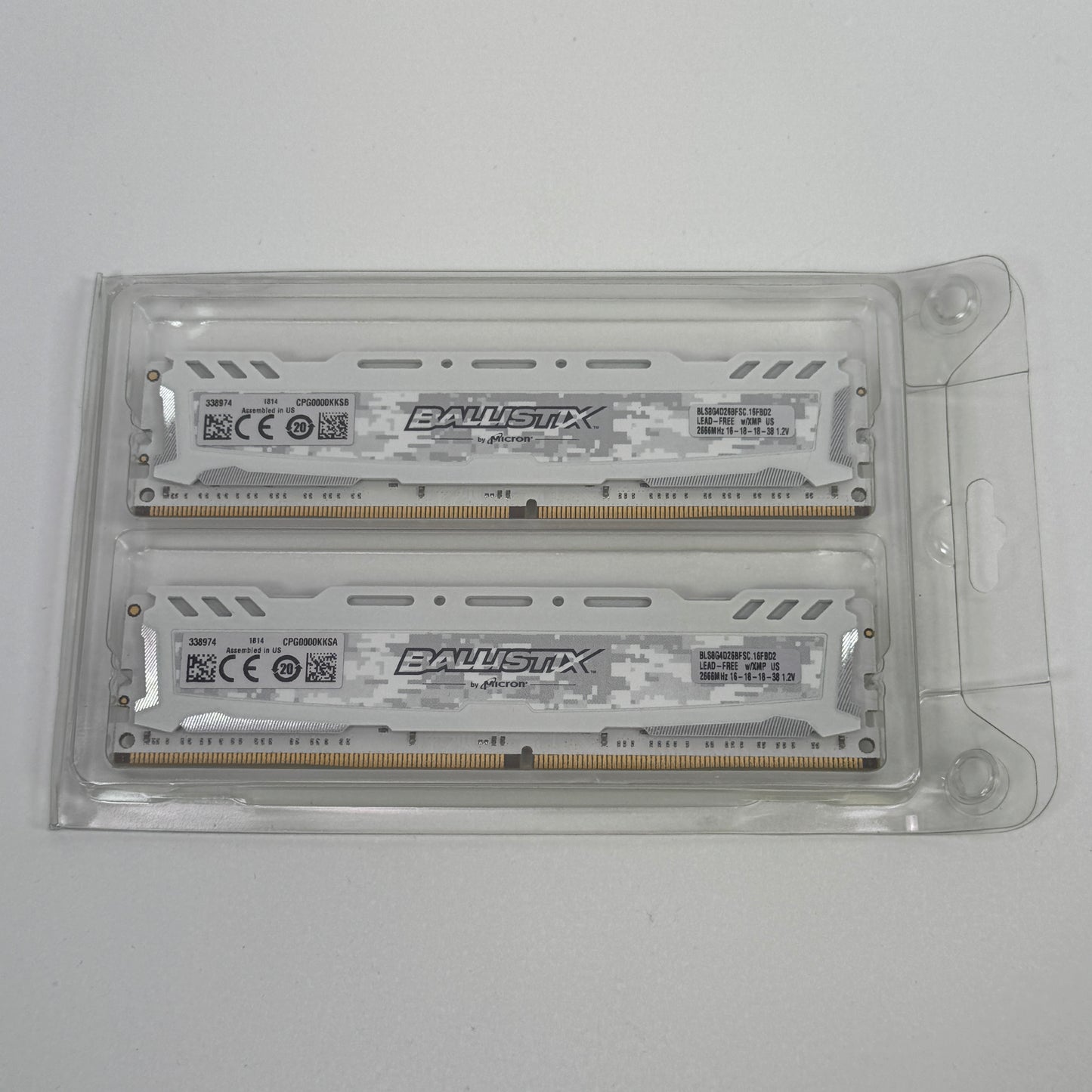 Ballistix Sport 16GB (2x8GB) RAM DDR4 2666MHz BLS8G4D26BFSC