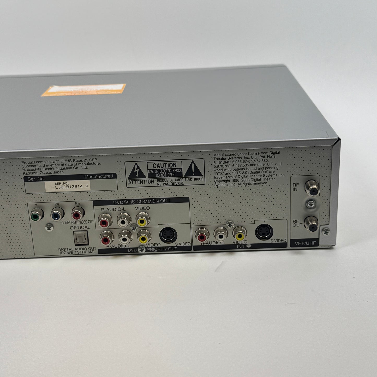 Panasonic DMR-ES35V VCR/DVD Recorder Player