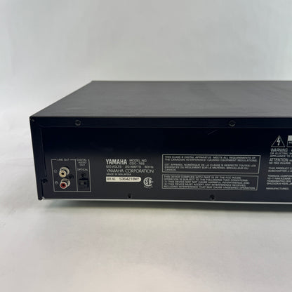 Yamaha CDC-765 Natural Sound Compact Disc Player 120V 20W 60Hz